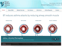 Tablet Screenshot of bergenmedical.com